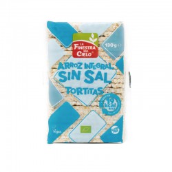 TORTITAS DE ARROZ SIN SAL BIO 130GR LA FINESTRA SUL CIELO