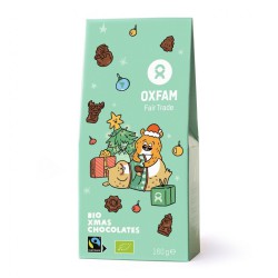 CHOCOLATINAS ECOLÓGICAS CON FIGURAS NAVIDEÑAS BIO OXFAM