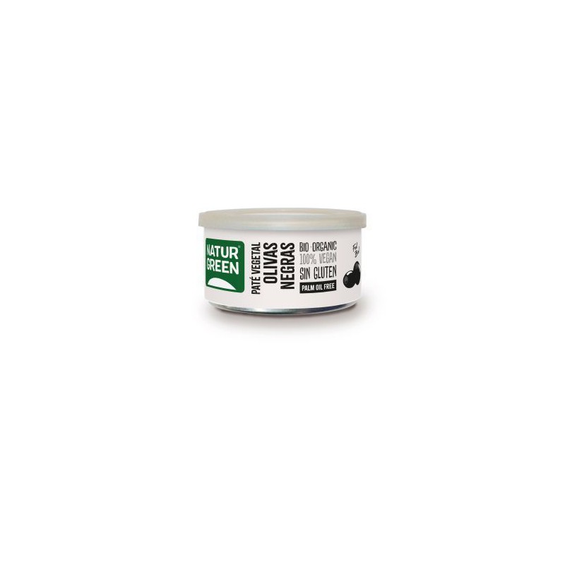 PATÉ DE OLIVAS NEGRAS ECO 125GR NATURGREEN PATÉ DE OLIVAS NEGRAS ECO 125GR NATURGREEN