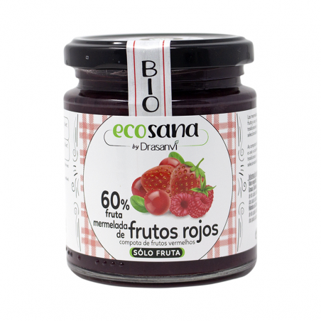 MERMELADA DE FRUTOS ROJOS BIO 250GR. ECOSANA