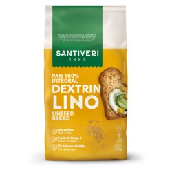 PAN TOSTADO INTEGRAL DEXTRÍN LINO 300GR SANTIVERI