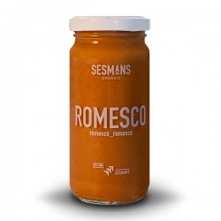 SALSA ROMESCO SIN GLUTEN ECOLÓGICA 240ML SESMANS
