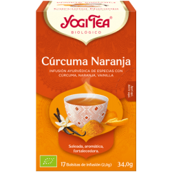 YOGI JENGIBRE NARANJA Y VAINILLA 17 FILTROS YOGI TEA