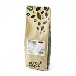 CAFÉ SOLUBLE DESCAFEINADO ECOLÓGICO LIOFILIZADO 500GR ALTERNATIVA