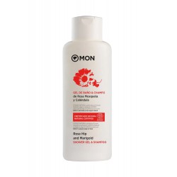 GEL CHAMPÚ DE CALÉNDULA Y ROSA MOSQUETA 750ML MON