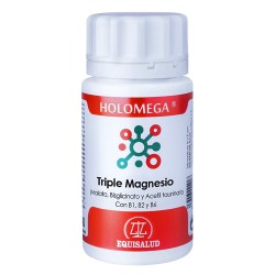 HOLOMEGA TRIPLE MAGNESIO 50 CÁPSULAS EQUISALUD