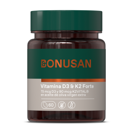 Vitamina D3 y K2 Forte Bonusan