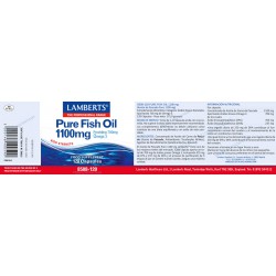 Aceite de pescado puro Lamberts