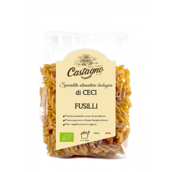 Fusilli de garbanzos ecológicos Castagno