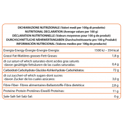 Fusilli espirales de quinoa, remolacha y albahaca ecológicas Castagno