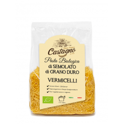 Fideos de sémola de trigo duro ecológicos Castagno