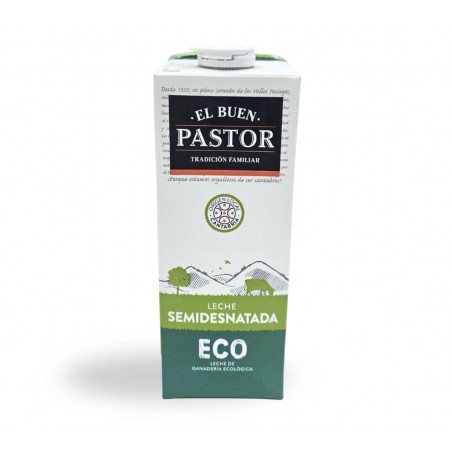 Compra al mejor precio leche semidesnatada ecológica El Buen Pastor