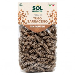 "Paquete de fusilli de Trigo Sarraceno Bio Sol Natural sin gluten"