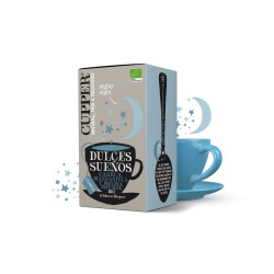 Caja de Infusión Dulces Sueños Cupper Eco con Manzanilla y Lavanda para dormir