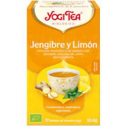 YOGI TEA JENGIBRE LIMÓN 17 FILTROS YOGI TEA