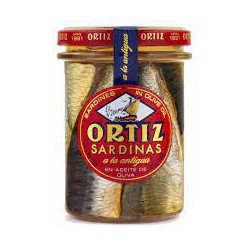 SARDINAS EN ACEITE DE OLIVA ECOLÓGICO ORTIZ
