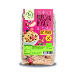 MUESLI SIN GLUTEN ECOLÓGICO CON FRUTOS DEL BOSQUE 425GR SOL NATURAL