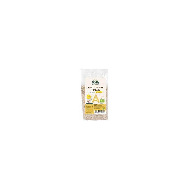 COPOS DE AVENA FINOS ECOLÓGICOS 1KG SOL NATURAL