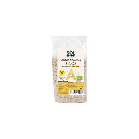 COPOS DE AVENA FINOS ECOLÓGICOS 1KG SOL NATURAL