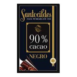 CHOCOLATE NEGRO 90% CACAO SANTOCILDES