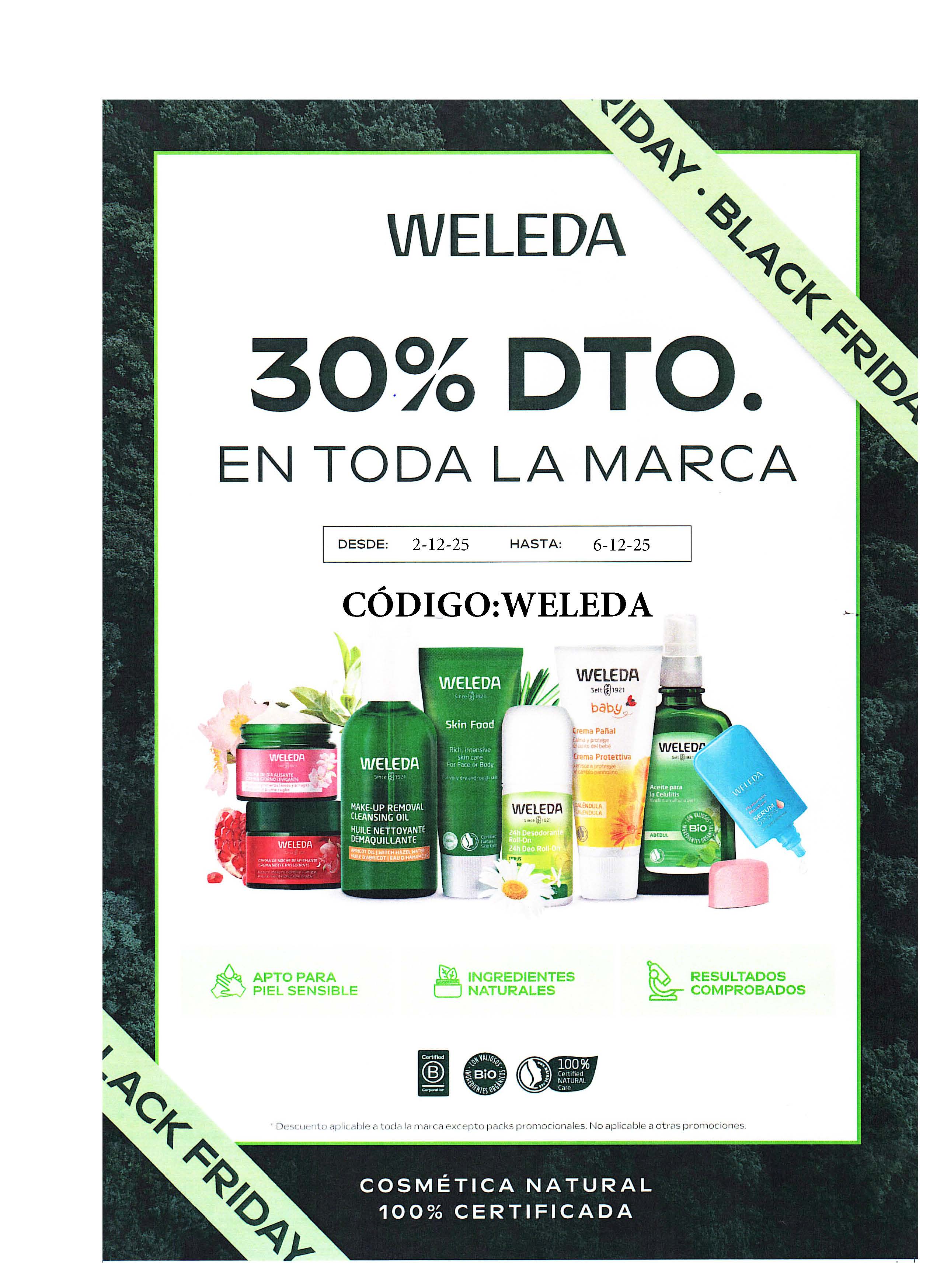 AMPLIAMOS LOS DESCUENTOS DESDE EL 2-12-25 AL 6-12-25